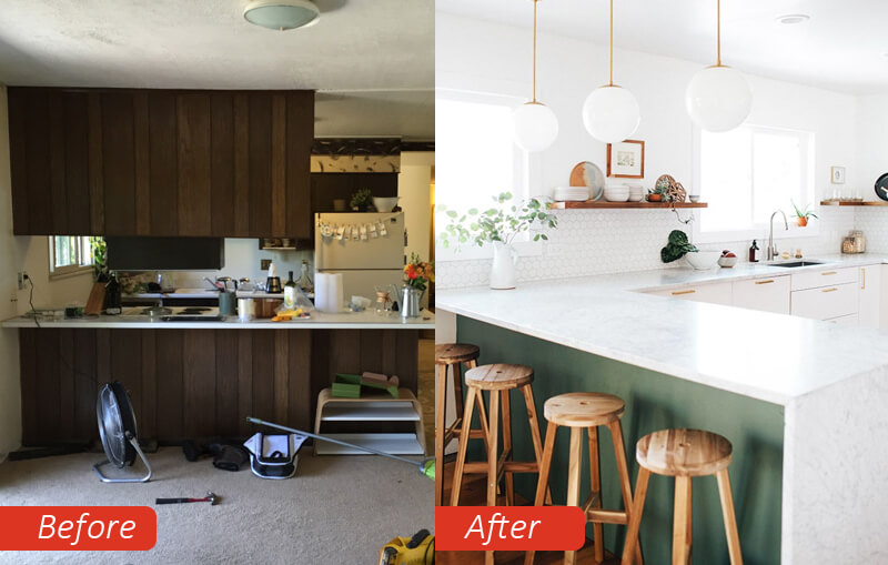 10 Amazingly Superb Kitchen Makeovers