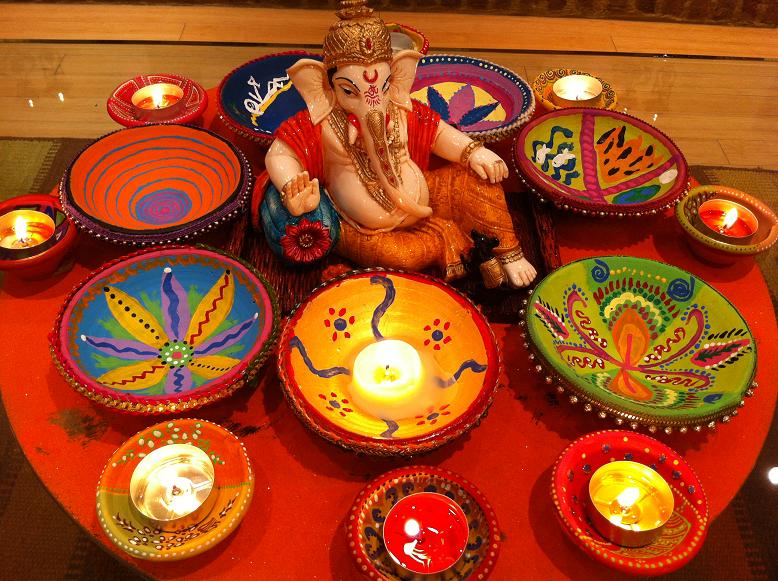 Ganesha Diwali Centerpiece 