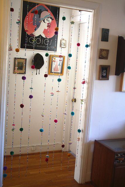 Door Decoration with Bead Curtains