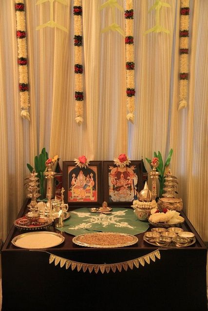 diwali pooja room decor, Diwali Pooja Ghar Decoration