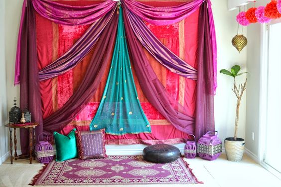 Arabian Nights Decoration Idea, Diwali Party Theme Idea