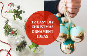 12 Easy DIY Christmas Ornament Ideas
