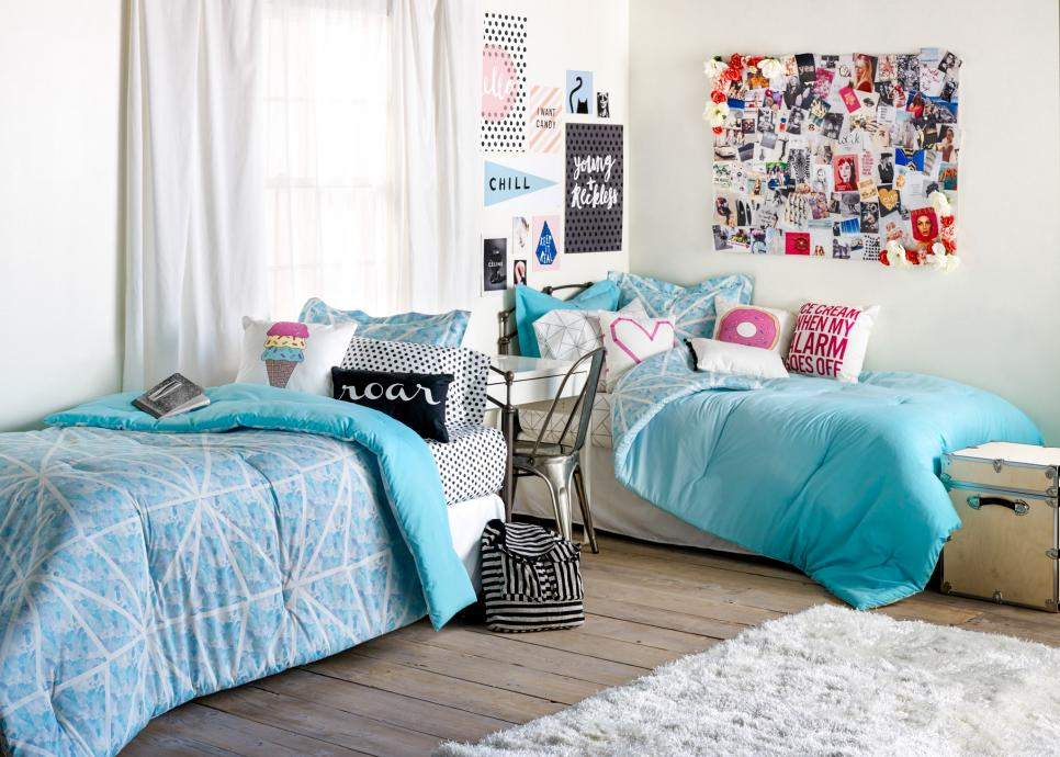 Dorm room ideas, dorm room bedding, dorm room decorating, dorm room décor, dorm decor