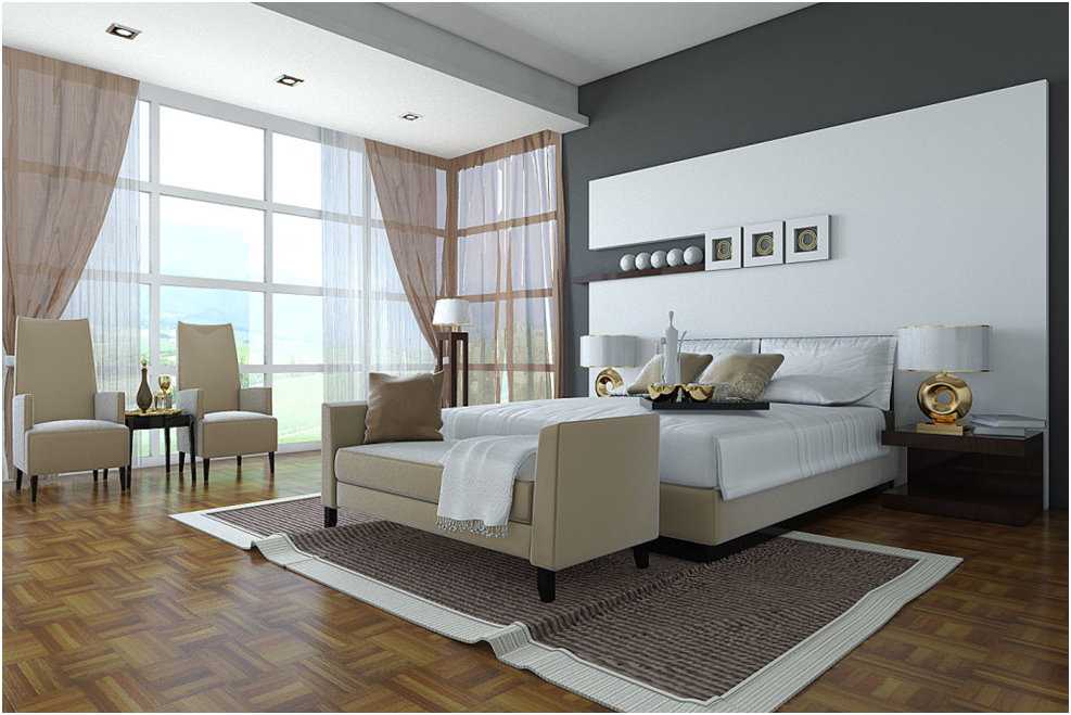 Modern and Classic Bedroom Design Idea